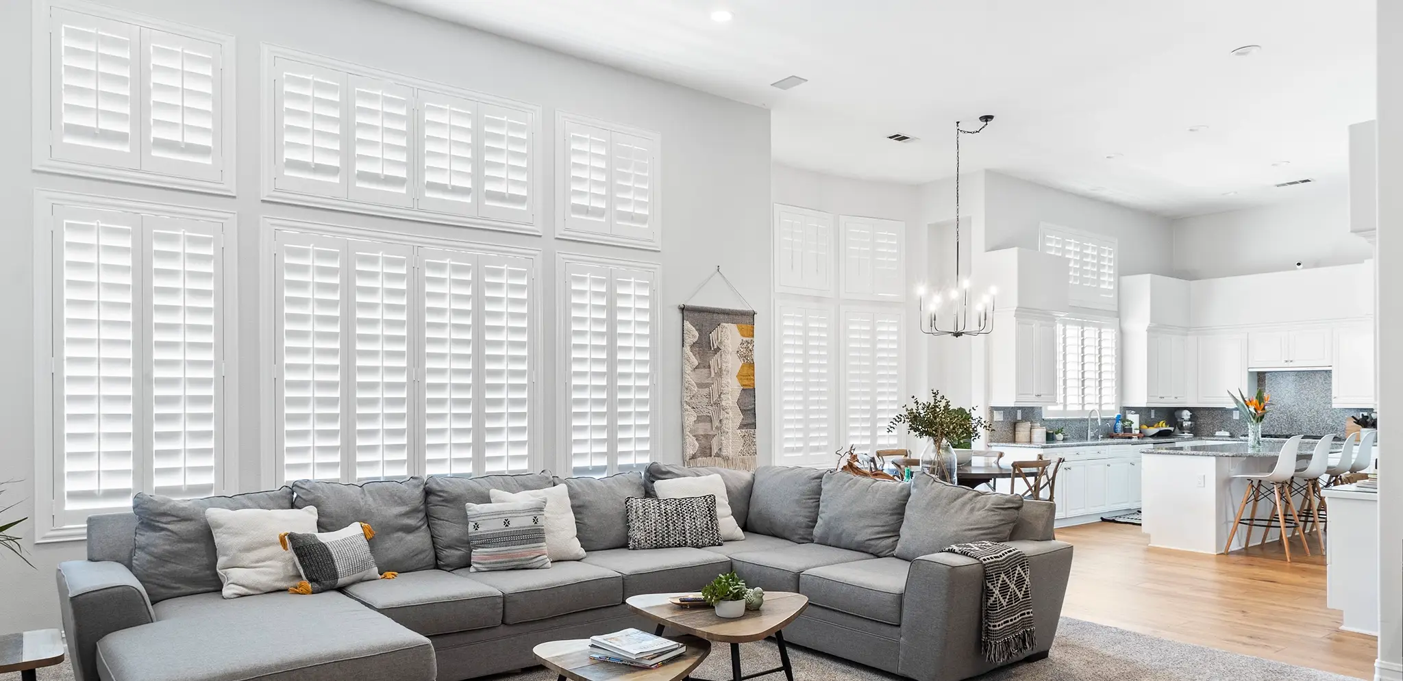 Shutters in a Denver living room