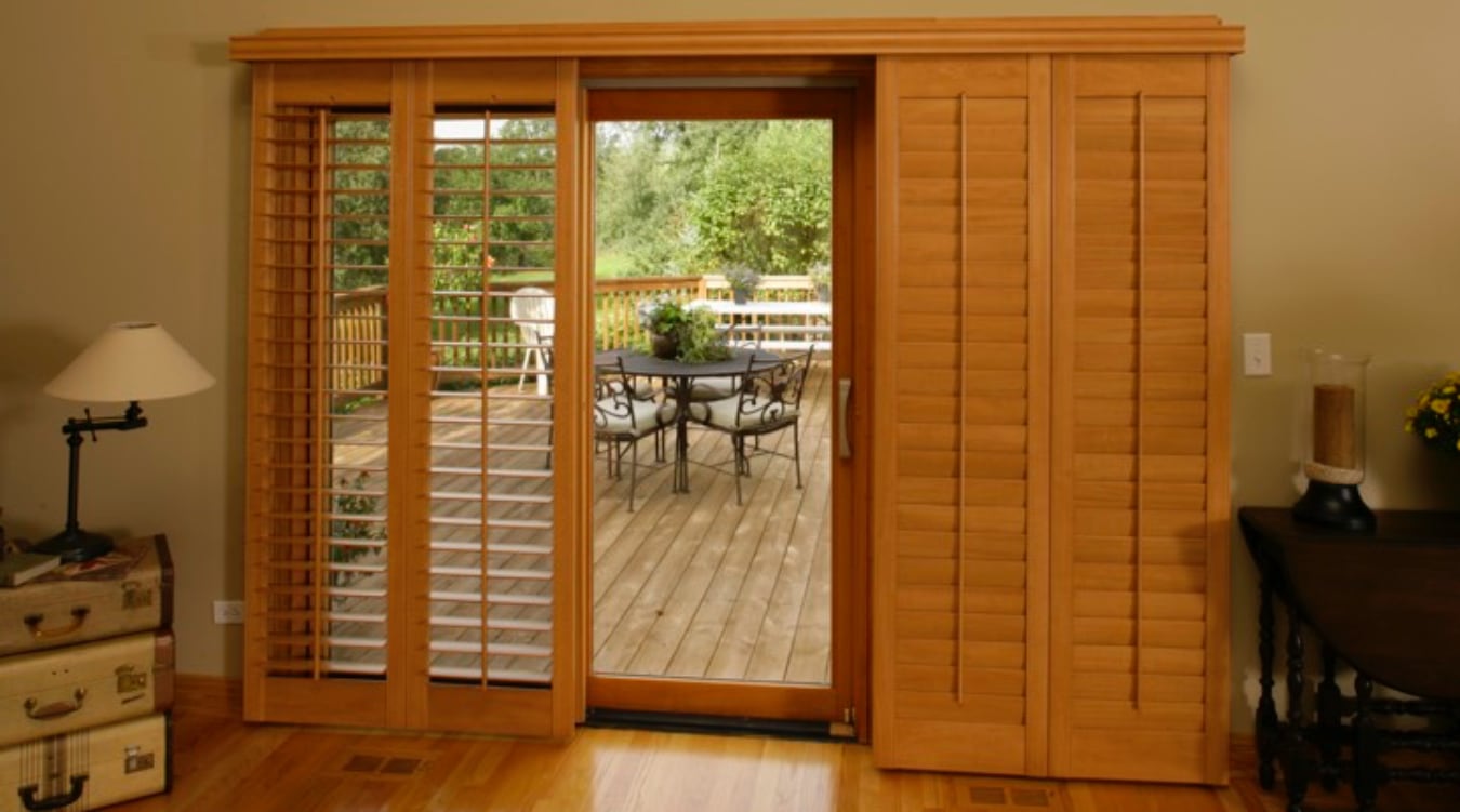 Sliding Glass Door Shutters In Denver Sunburst Colorado Sliding Glass Door Shutters In Denver, Wood Sliding Patio Doors