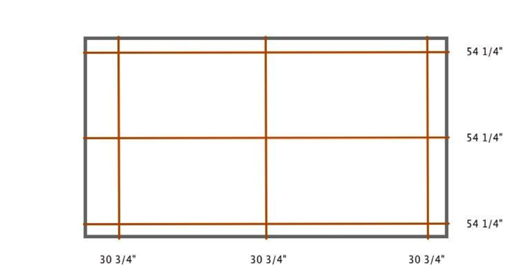 Denver interior shutter measurement diagram