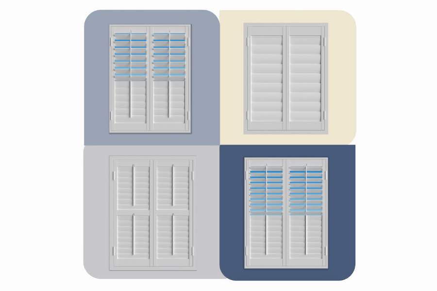 Use the Shutter Designer to see how Polywood shutters look with your Denver home's wall colors. Four images of Polywood shutters from the Shutter Designer